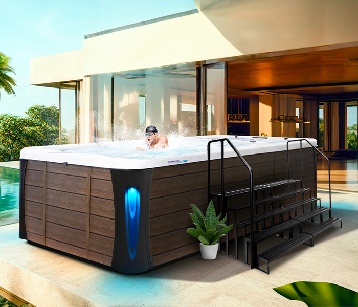 Calspas hot tub being used in a family setting - South San Francisco